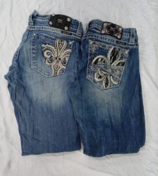 CR10266 Vintage Miss Me Flare and Straight Jeans