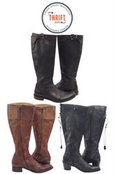 Y2K Vintage Leather Boots 🥾 T2849