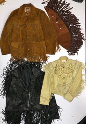Vintage fringe Jackets vest Cap skirt | cowboy