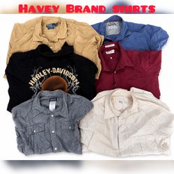Men mix brand shirts