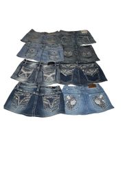 Upcycle Denim Mini skirt TR607