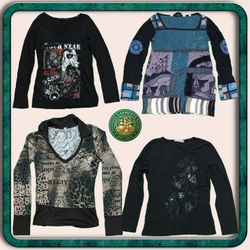 Y2K Ladies Blouse Tops mix top ,Wholesale Bundle V..