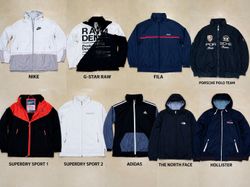 9 PCS Branded Jackets Mix Bundle – BC Grade – Nike..