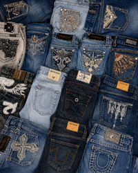 Y2K Embellished Bootcut