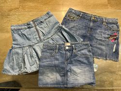 Britney Era Denim Micro Mini Skirts