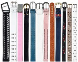 12 PCS Y2K Studded Belts Vintage Style