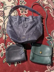 Coach leather bags
