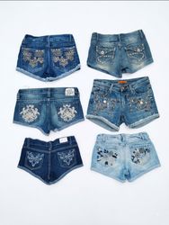 . Bulk Vintage Distressed Denim Shorts | Y2K Cute ..