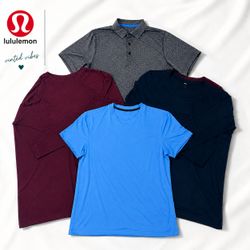 Lululemon Mixed T-Shirts – Polo, Round Neck & Long..