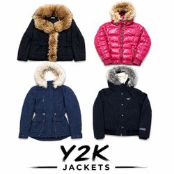 Ensemble de doudounes Y2K et de vestes d'hiver