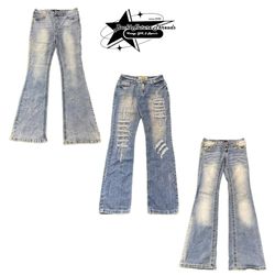 Y2k, Paris, Hilton, Era, Denim, Jeans B2F-180