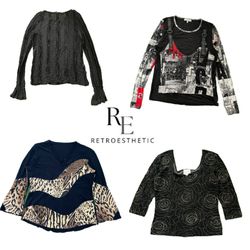 Y2K Nature Vibe Girl Full Sleeve Top RE-3821