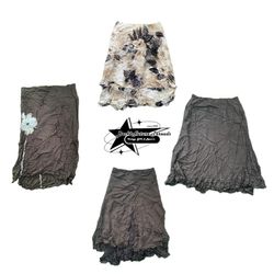 Y2k paris Hilton Era Girl poly Skirt B2F-204
