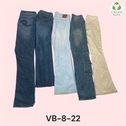 Y2K Embroidered Jeans Wholesale Bundle – 20 Piece(..