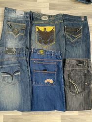 HD1569 Men Oversized Baggy Jeans