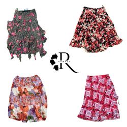 Y2K Unique Girl Poly Midi Skirt RW-2399