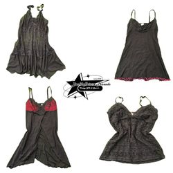 Y2k Gothic Vibe Top B2F-179