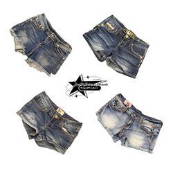 Y2k NYC IT GIRL DENIM SHORT B2F-096