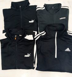 Men’s Sports Track Jacket – Full Zip Athletic Trai..