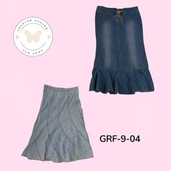 Y2K Denim Long Skirt | Vintage Women’s Maxi Skirt ..
