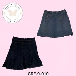 Y2K Denim Midi Skirt | Vintage Women’s Poly Denim ..