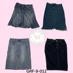Collection de jupes midi en denim Y2K | Jupes vint..