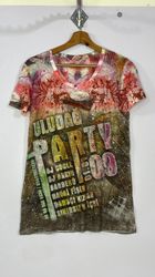 Y2K Vintage Rhinestone Graphic Party T-Shirt | 200..