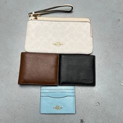 Étuis à cartes Coach + Portefeuilles pour hommes C..