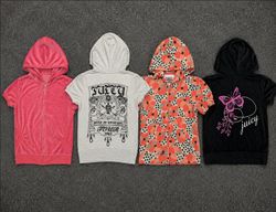 Juicy Couture Vintage Short Sleeve Hoodie Bundle
