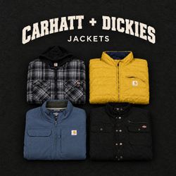 Carhatt and Dickies Jackets