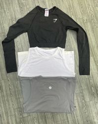 LULULEMON y GYM SHARK camisetas Y TOPS SIN MANGAS