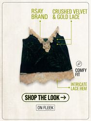 5x Women's Embellished and Lace Camisole Tops