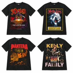 Vintage 90er 80er Rockband Cartoon T-Shirt