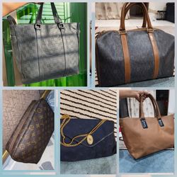 Lv dior and bottega bags