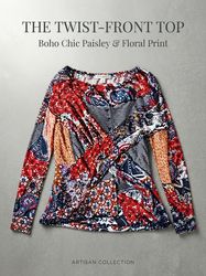 Printed and Sheer Patterned Blouses mix bundle