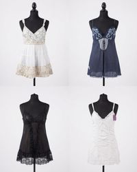 Vintage & Mesh Chemise Assortment. (TR-1007)