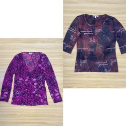 Women Printed Long Sleeve Blouses