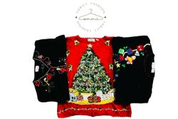 Y2K unique Christmas jumpers