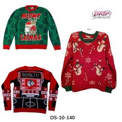 Cozy Christmas Vibes Graphic Sweater for Holiday L..