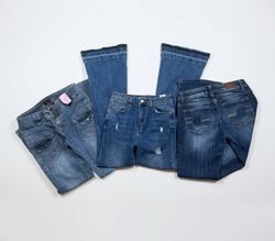 Vintage Y2K Women's Flare & Cargo Denim Jeans Coll..