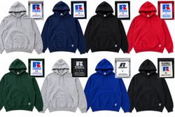 russel athletic plain hoodies