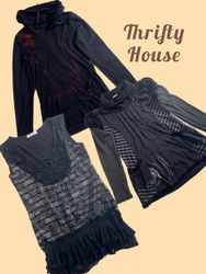 Y2K Mini Dresses with Graphic Prints and Details(T..