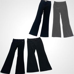 Women’s Poly Flared Trousers  Vintage Office Wear