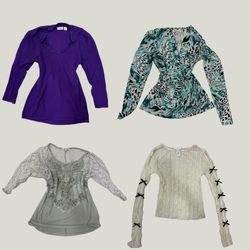 Women's Printed Blouses and Knit Tops (OFF-63)