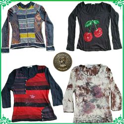 ✨ Y2K Aesthetic Ladies Tops & Long Sleeves Bundle ..