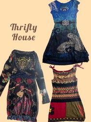 Y2K Graphic Print Mini Dresses(TH/844)