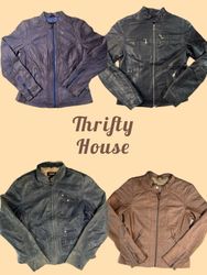 Y2K Unique Leather Jackets(TH/860)