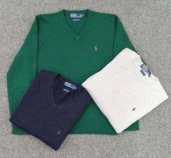 CRZV00009 Vintage Polo Ralph Lauren Sweaters Bundl..