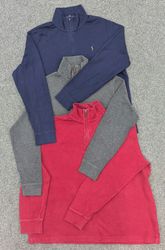 CRZV00012 Vintage Polo Ralph Lauren 1/4 Quarter Zi..