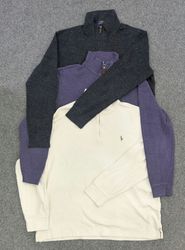 ZV00020 Polo Ralph Lauren 1/4 Quarter Zip Sweaters..